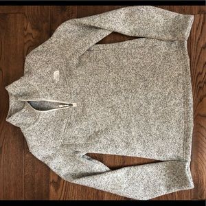 Fleece, north face, 1/4 zip